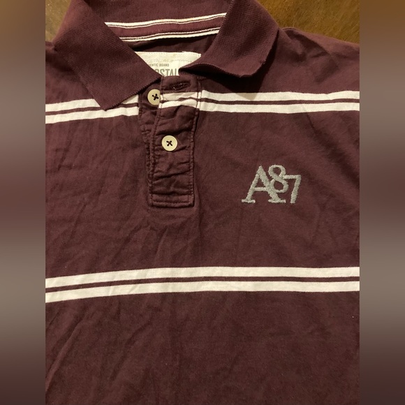 Men’s Size Small Aeropostale Maroon Polo - Picture 13 of 14